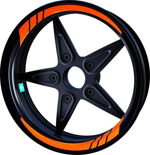 Moto GP Alev Turuncusu İç Jant Şeridi Sticker Çınar Extreme 