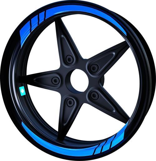 Moto GP Azur Mavi İç Jant Şeridi Sticker Çınar Extreme 