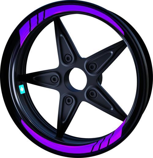 Moto GP Patlıcan Moru İç Jant Şeridi Sticker Çınar Extreme 