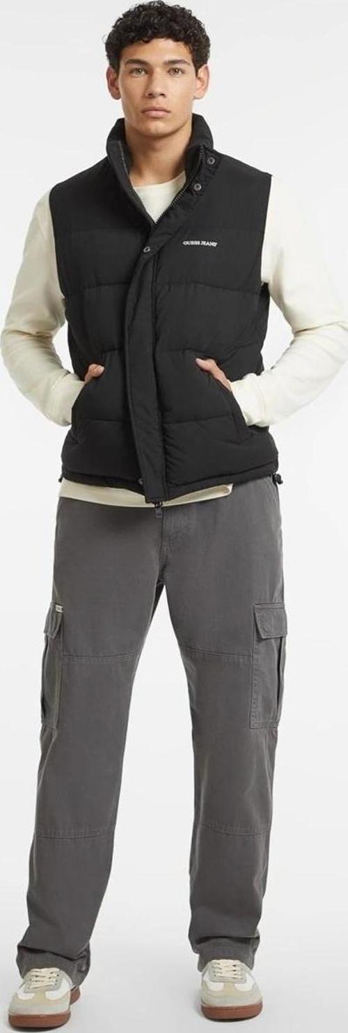 Jeans GJ REG LENGHT VEST Erkek Siyah Yelek M4BN47WGII2-JBLK