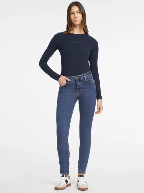 Jeans GJ G05 HIGH RISE SKI Kadın Mavi Jeans W4YA92D5CB2-M3DW