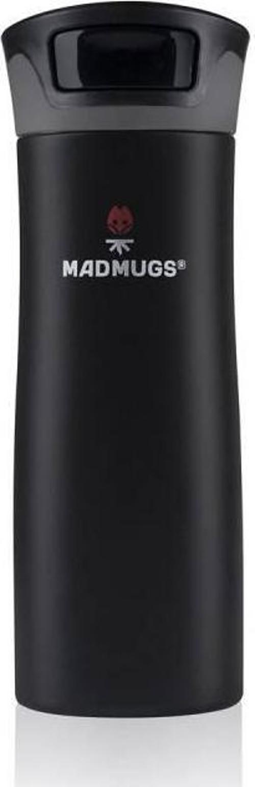 Travel Mug Termos Bardak 0.47 lt Paslanmaz Çelik Termos Siyah