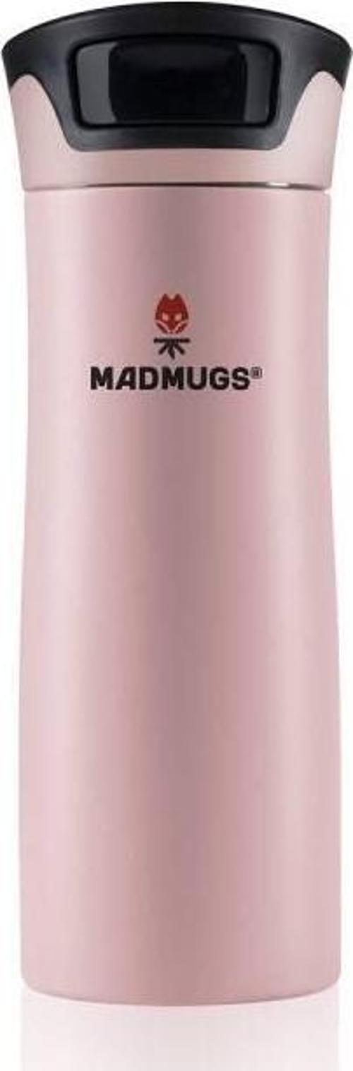 Travel Mug Termos Bardak 0.47 lt Paslanmaz Çelik Termos Toz Pembe