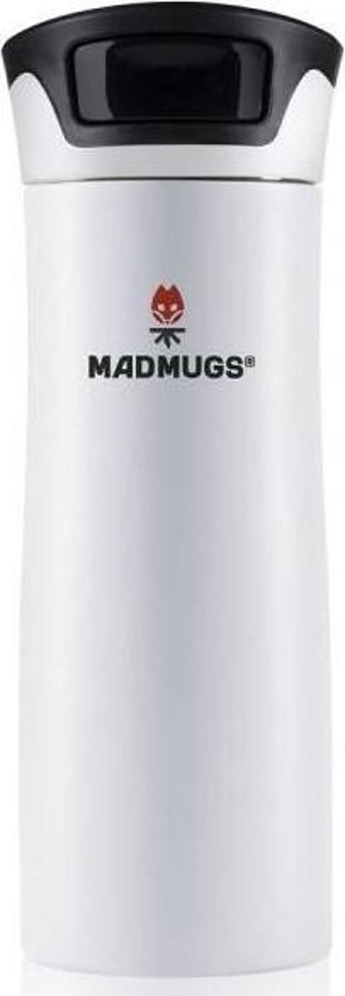 Travel Mug Termos Bardak 0.47 lt Paslanmaz Çelik Termos Beyaz