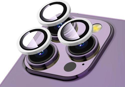 iPhone 14 Pro Max ile uyumlu Görüş Açısını Bozmayan Z-CL-12 Premium Advice Safir Kamera Lens Koruma