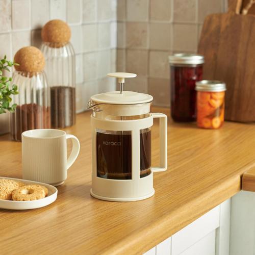 Rita French Press 800 ml Krem