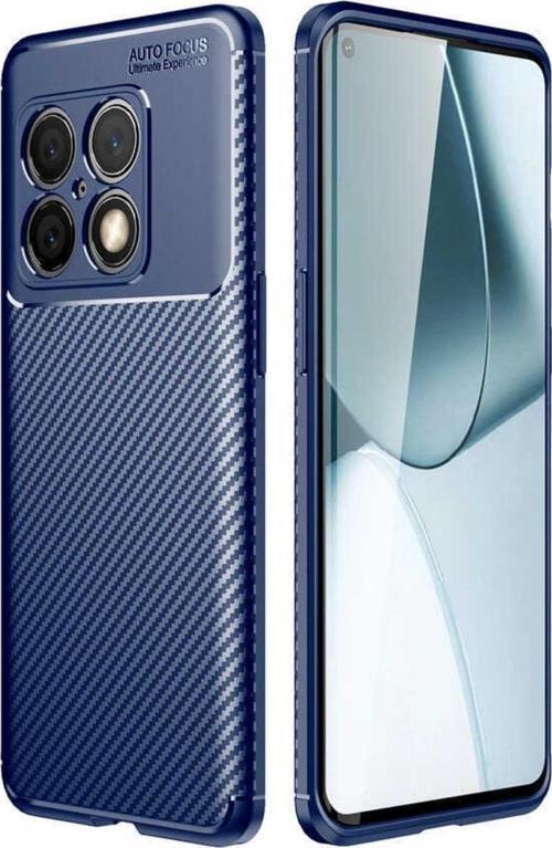 One Plus 10 Pro Kılıf Karbon Delüx Tpu Silikon Lacivert