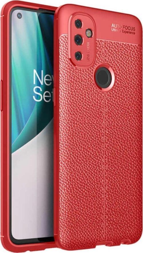 One Plus Nord N100  Uyumlu Niss Silikon Deri Görünümlü  Kılıf
