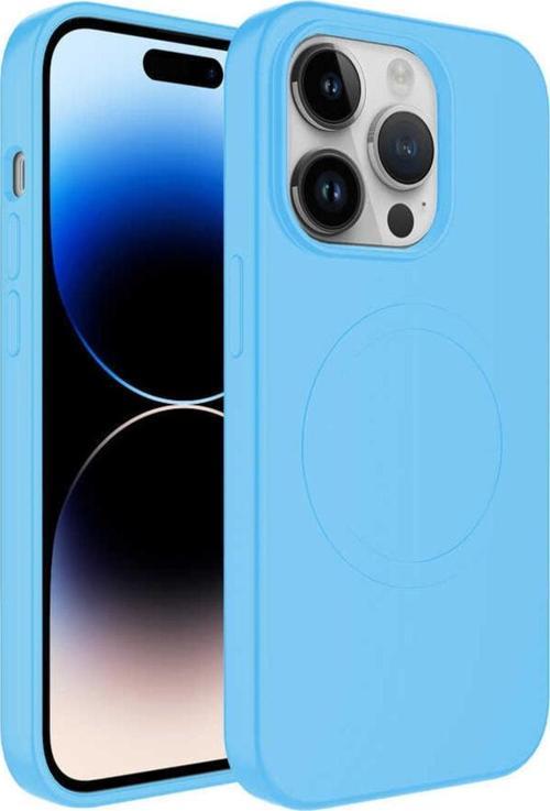 Iphone 14 Pro Max Ile Uyumlu Kılıf Magsafe Uyumlu Wireless Şarj Özellikli Pastel Color Silikon Kapak