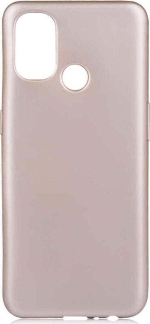 Oneplus Nord N100 Premier Silikon Arka Kapak Kılıf Gold