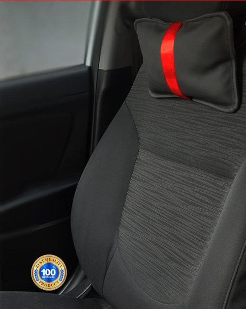 Renault Megane Oto Koltuk Boyun Yastığı Kırmızı Şerit 2 Adet