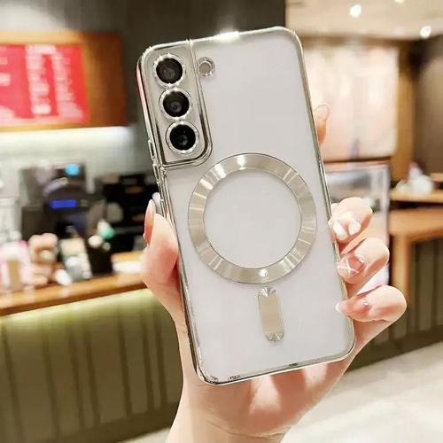 Samsung Galaxy S23 Plus ile Uyumlu Kamera Korumalı Kılıf Kablosuz Şarj Uyumlu Wireless Şarj Özellik