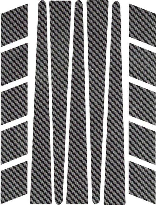 Şerit Şeklinde Gerçek Karbon Fiber Dokulu Sticker Çınar Extreme 