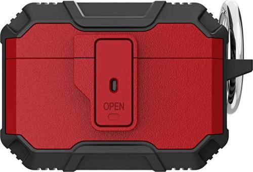 Pro Ile  Kılıf Kulaklık Koruyucu Çengelli Airbag Panoply Siyah-kırmızı