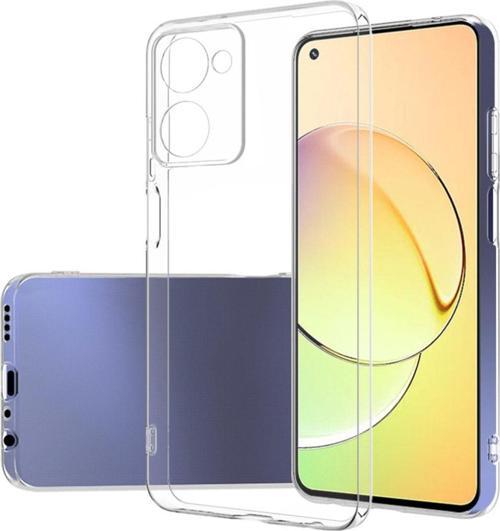 Realme 10 4G ile uyumlu Kılıf Süper Şeffaf Silikon Kapak