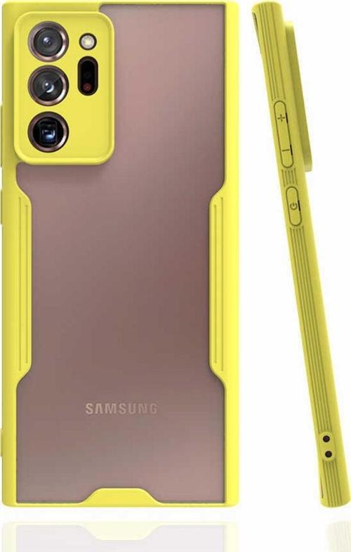 Xiaomi Redmi 10c Ile Uyumlu Kılıf Renkli Kenar Perfe Tpu Silikon Sarı