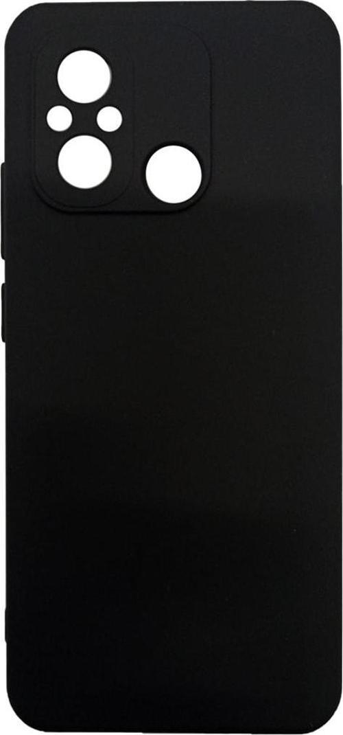 Xiaomi Redmi 12c Ile Uyumlu Kılıf Soft Pürüzsüz Bye Silikon Siyah