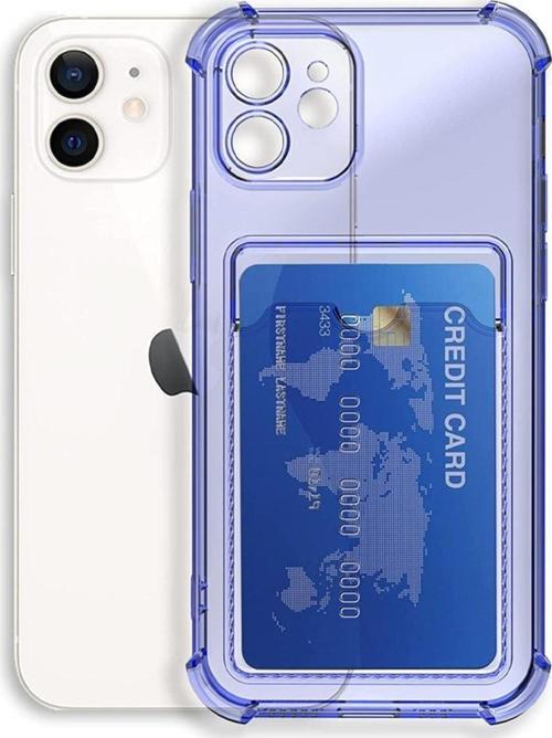 Xiaomi Redmi Note 10s İle Uyumlu Transparent Pulisic Kartlıklı Antişok Kılıf Lila