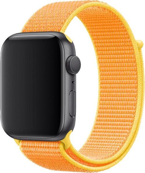 Apple Watch 40mm Uyumlu Kayış Spor Loop Kordon Güneş Sarısı