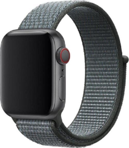 Apple Watch 42-44mm Bilekli Kumaş Kayış Kordon Mavi Fabric K14
