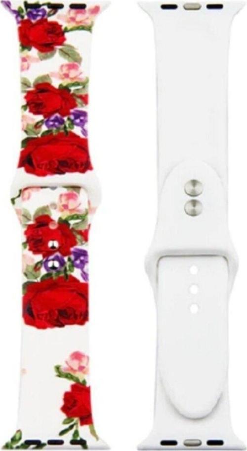 Apple Watch 42-44mm Grafiti Desenli Kayış Kordon Grafiti No-29