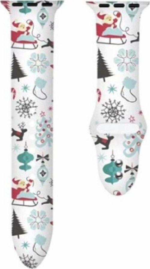 Apple Watch 42-44mm Grafiti Desenli Kayış Kordon Grafiti No-37