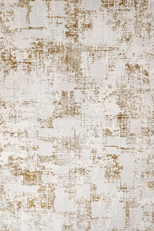 Gold Modern Etnik Desenli Pamuk Makinada Yıkanabilir Hav Toz Vermez Leke Tutmayan Kaymaz Taban Dijital Makine Baskı Salon Yolluk Mutfak Halı