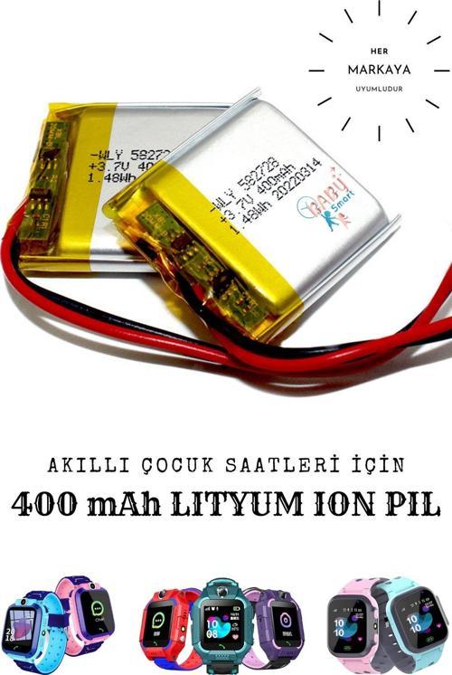 Akıllı Çocuk Saat Batarya - Pil 3.7v 400mah