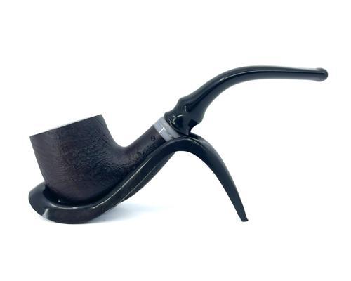 Bent Billiard Briar (Gül Kökü) 9 mm Filtreli El Yapımı Pipo - 2642