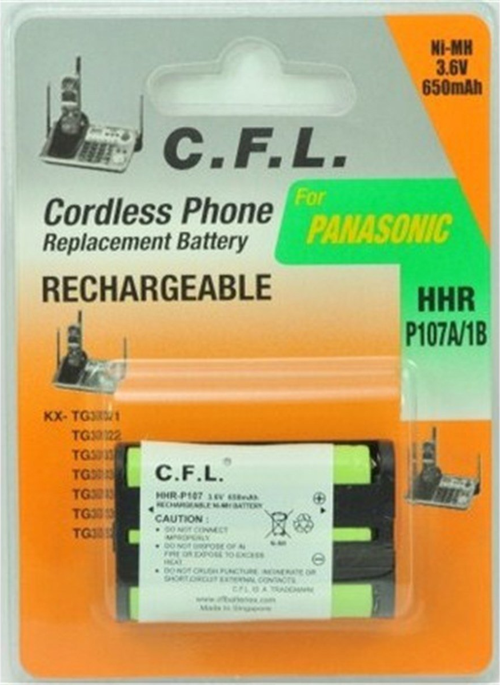 CFL P 107 3,6 V 650 MAH