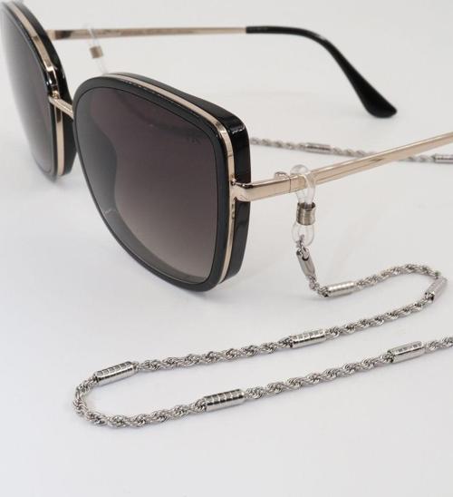 Çelik Gümüş Renk. Gözlük Zinciri. Özel Tasarım Steel. Gözlük Ipi. Gözlük Askısı. Unisex