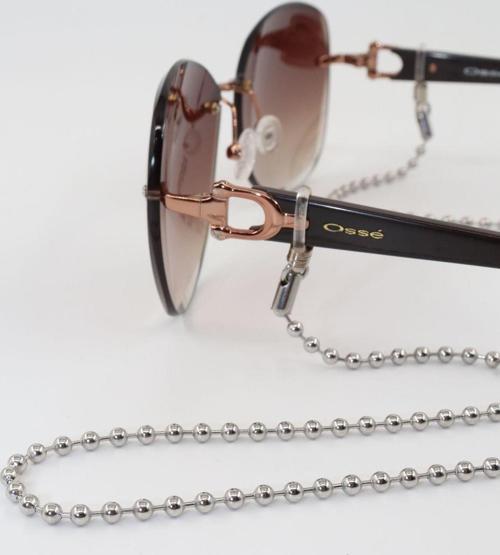 Çelik Gümüş Renk. Gözlük Zinciri. Özel Tasarım Steel. Gözlük Ipi. Gözlük Askısı. Unisex