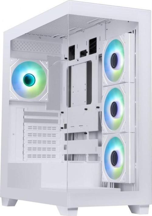 Ceto Premium White 850W 80+ Bronze PSU 4x120mm ARGB Fan ATX Temperli Cam Beyaz Gaming (Oyuncu) Kasa
