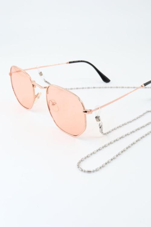 Çelik Gümüş Renk. Gözlük Zinciri. Özel Tasarım Steel. Gözlük Ipi. Gözlük Askısı. Unisex.