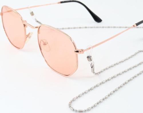 Çelik Gümüş Renk. Gözlük Zinciri. Özel Tasarım Steel. Gözlük Ipi. Gözlük Askısı. Unisex.