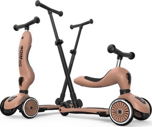 Push and Go Ebeveyn Kontrollü Çocuk Scooter Mocha 240527-00820