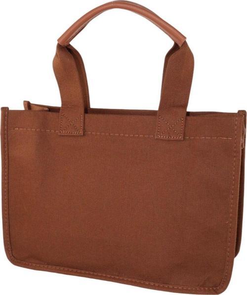 Kanvas El ve Omuz Çantası. Kahverengi El Çantası. Kadın El Çantası. Kahverengi Omuz Çantası. Çanta.