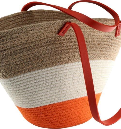 Plaj çantası. Omuz jüt plaj çantası, jüt hasır plaj çantası, kadın plaj çantası. El hasır plaj çanta