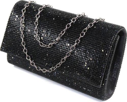 Taşlı siyah abiye çanta. Clutch siyah taşlı gece çantası. Abiye çanta siyah. Siyah abiye çantası.