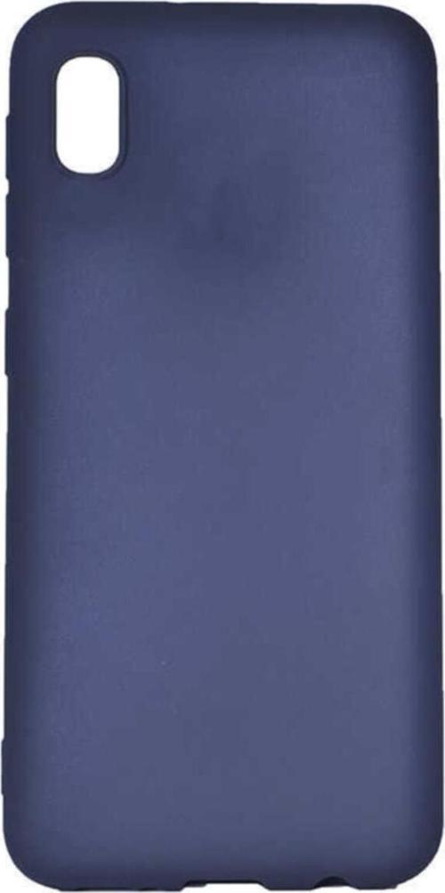 Galaxy A01 Core Premier Silikon Arka Kapak Kılıf Lacivert