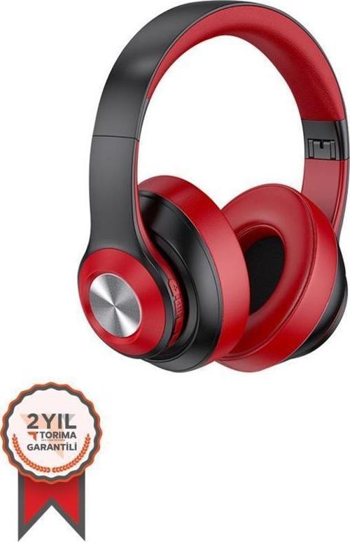 Sn-85 Kablosuz Kulaklık Bluetooth 5.1 Blackred