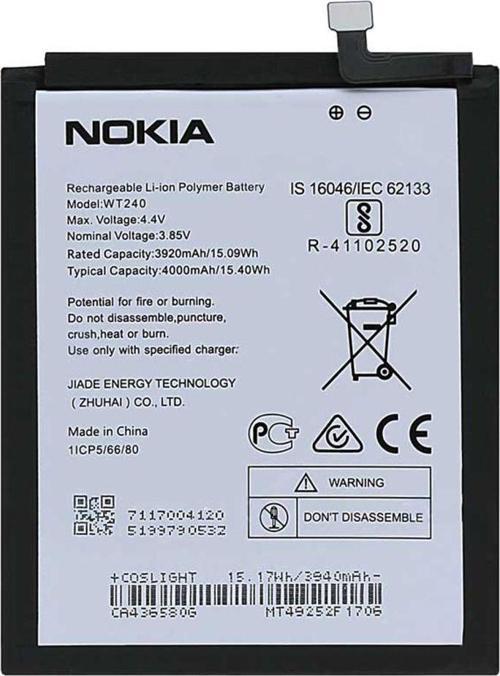 Nokia 2.3 /3.2 Pil Batarya WT240 4000 mAh