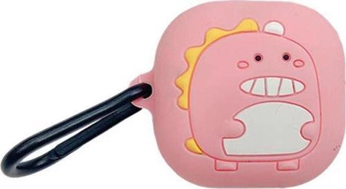 Samsung Galaxy Buds Pro Ile Uyumlu Karakter Görünümlü Cartoon Kılıf Pink Monster