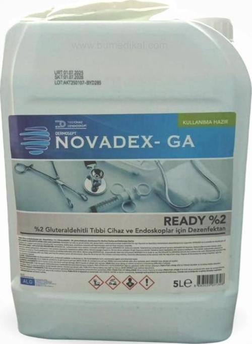 Novadex GA Alet Dezenfektanı (Cidex Muadili) 5 LT
