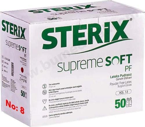 Steril Eldiven Pudrasız Kutu 50 Adet No: 8
