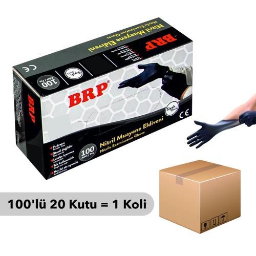 Nitril Siyah Eldiven S Beden 100'lü - 20 Kutu
