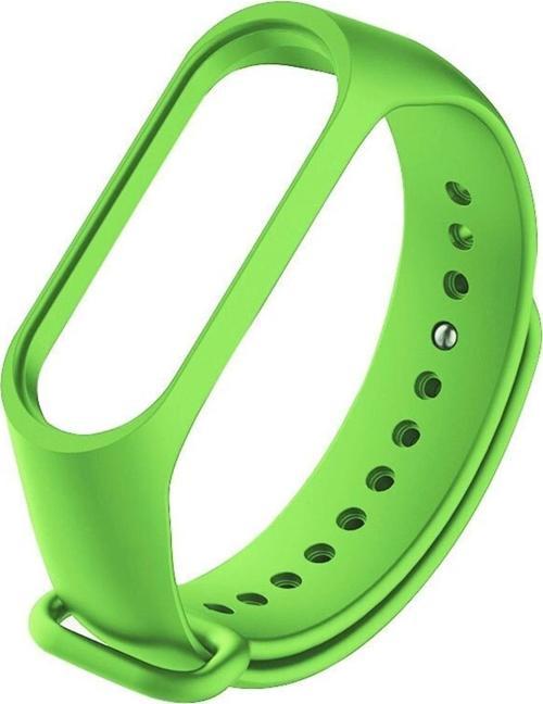 Xiaomi Mi Band 6 Ile Uyumlu Saat Kayışı Ent Kaliteli Spor Saat Termoplastik Kordon Açık Yeşil