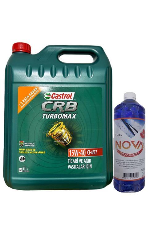 Crb Turbomax 15W-40 Cı-4/E7 Motor Yağı 7 L + Cam Suyu 1 L