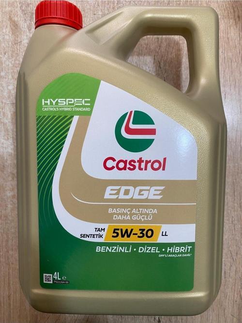 Edge 5W-30 Ll Tam Sentetik Dpf Motor Yağı 4 L