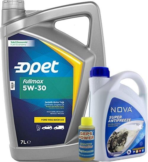 Fullmax 5W-30 Sentetik Motor Yağı 7 L + 3 L Antifriz